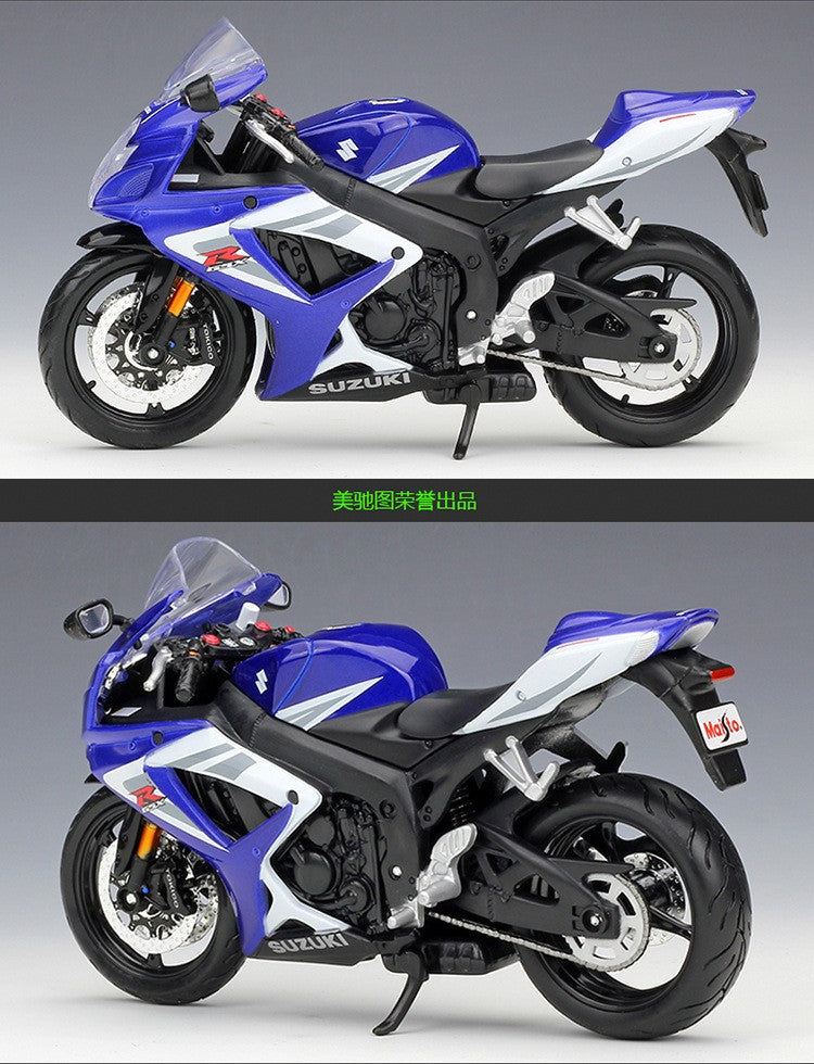 Maisto 1:12 Suzuki GSX-R750 R 750 R600 R 600 Veículos Die Cast Hobbies Colecionáveis Motocicleta Modelo Brinquedos