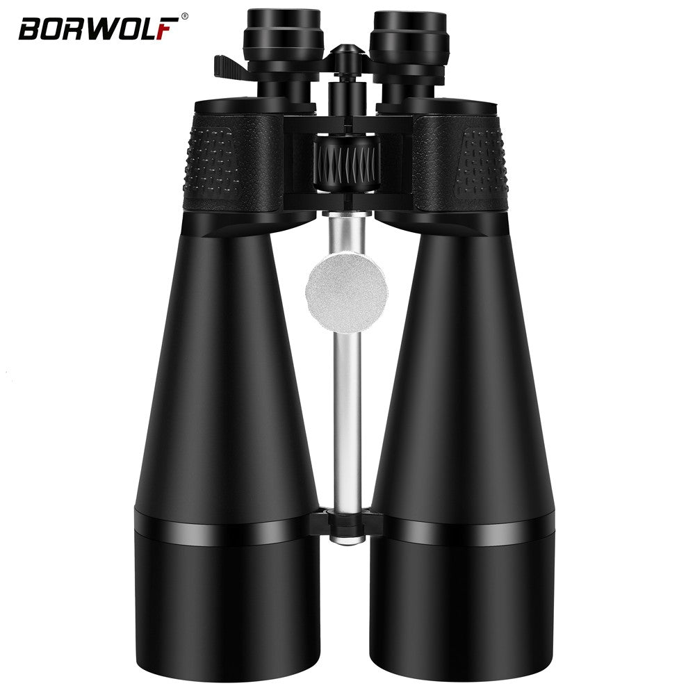 Novos Binóculos BORWOLF 2024 25-75X80 Alta Definição à prova d'água Militar Telescópio para Observação de Pássaros Caminhada Caça Esportes