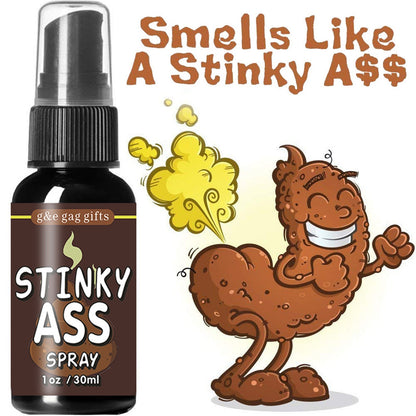 Novelties Liquid Fart Gag Prank Joke Spray Can Stink Bomb Smelly Stinky Gas 30ML