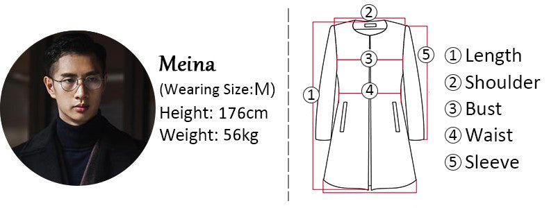 Mauroicardi Autumn Winter Long Warm Black Trench Coat Men Single Breasted Luxury Wool Blends Overcoat 2022 High Quality Clothing