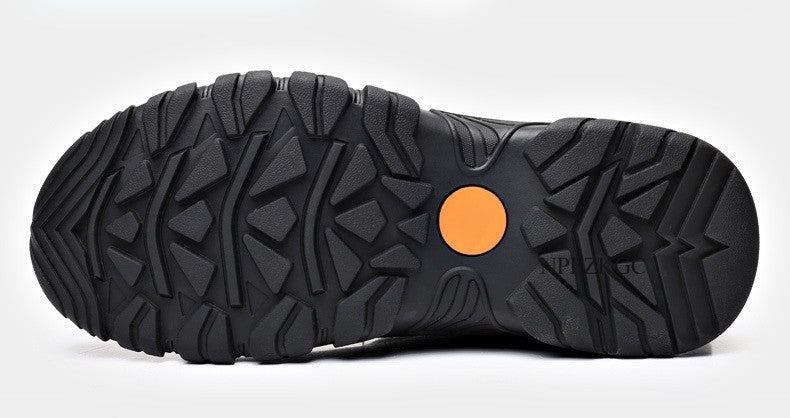 Men Winter Snow Boots Waterproof Leather Sneakers Super Warm Men's Boots Outdoor Male Hiking Boots Work Shoes chaussure homme