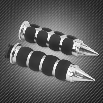 Manoplas de Guidão de Moto 1" 25mm Universal Para Harley Sportster XL1200 Touring Street Glide FLHR Dyna FXDL FLS