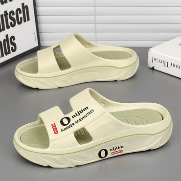 New Summer Men Massage Slippers Sides Indoor Outdoor Sandals Soft Sole Slides Male Flip-flops Men's Sandals Beach Casual Shoes