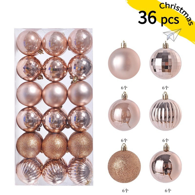 24pcs 3cm Christmas Balls Christmas Tree Ornaments Ball Xmas Hanging Tree Pendants Home Party Christmas Tree Decor New Year Gift