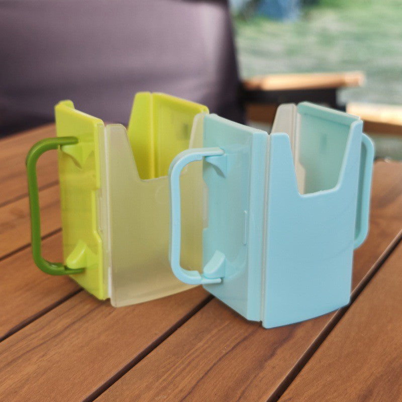 Bottle Cup Milk Holder Adjustable Safety Plastic Baby Toddler Juice Box Drinking Durable Adjustable Milk Carton Holder