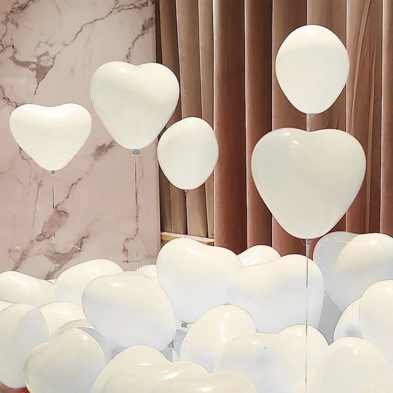 10/20/30/50pcs 12inch Macaron Heart-shaped Latex Balloon Helium Balloons Valentine's Day Wedding Birthday Party Decoration