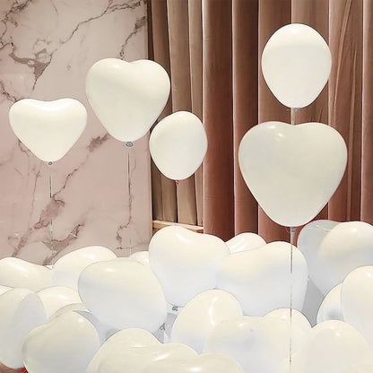 10/20/30/50pcs 12inch Macaron Heart-shaped Latex Balloon Helium Balloons Valentine's Day Wedding Birthday Party Decoration