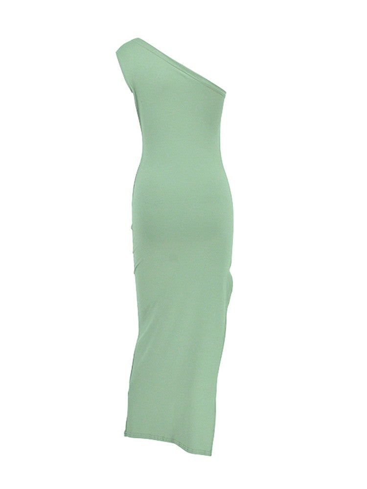 Summer Black New Dress Women Fashion Sexy Split Sleeveless Backless Slim Maxi Dr