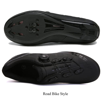 Mountain Riding Shoes Moped Road Lock Shoes Sports Racing Bikes High Endurance Locking Shoes Road Speed Riding Sneakers