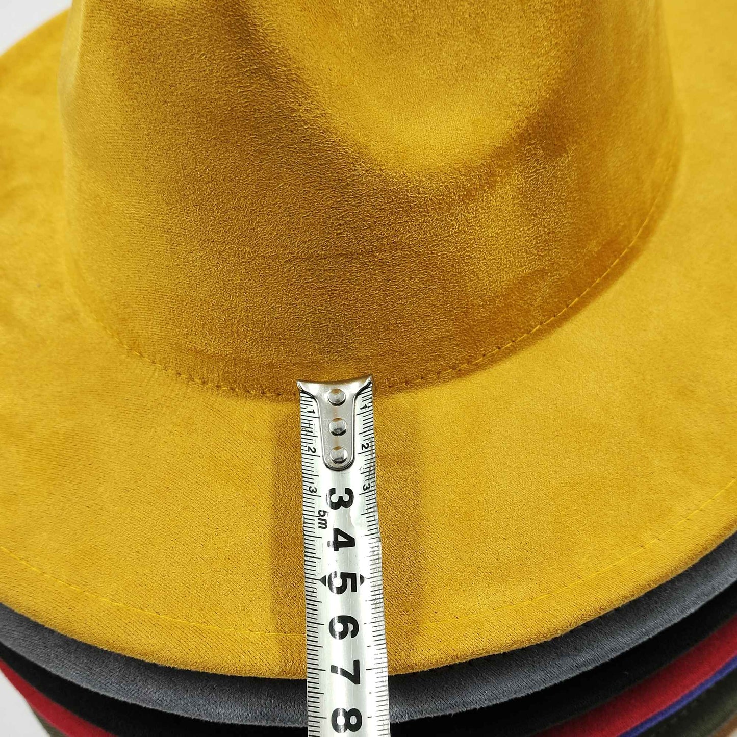 Chapéu Fedora Novo de Camurça 2023 Masculino e Feminino Outono Chapéu Panamá Jazz Estilo Britânico Elegante Retrô Fedora Chapéu de Aba Larga