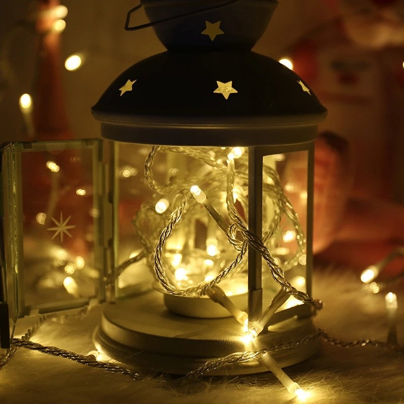 10/20/40/80/160 AA Battery Operated LED String Lights for Xmas Garland Party Wedding Decoration Christmas Flasher Fairy Lights