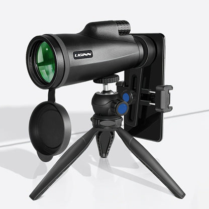 12x50 HD ZOOM Telescópio Monocular Poderoso Binóculos Portátil Telescópio de Longo Alcance Caça Acampamento Com Tripé Suporte de Celular