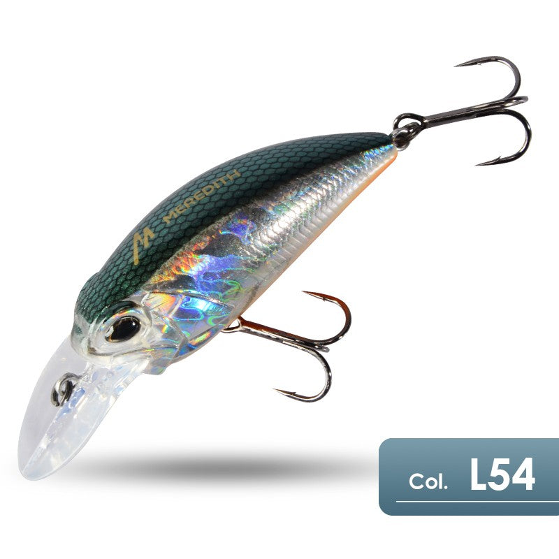 MEREDITH JERK CRANK M65 8A 14g Hot Model Isca de Pesca Artificial Rígida 11 Cores Wobbler Minnow Profissional de Qualidade Profundidade 2.0-2.5m