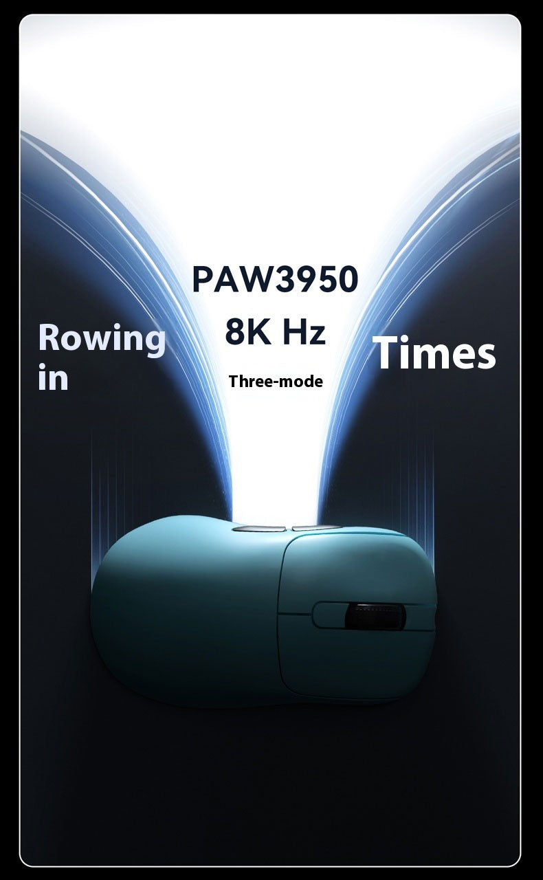 AJAZZ AJ179 APEX PAW3950 30000DPI 8Khz Wireless Gaming Mouse Right Handed Ergonomic Mouse with RGB Magnetic Screen Charging Base