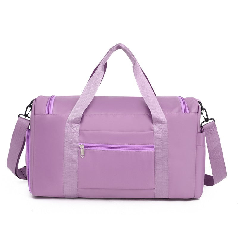 Unisex Large Capacity Travel Luggage Bag, Sports Gym Bag, Perfect for Weekend Overnight Luggage Bag with Shoe Compartment