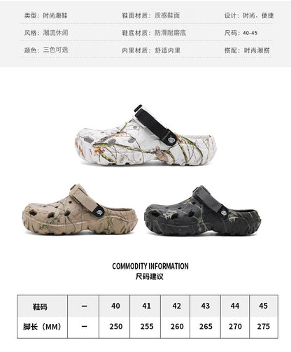 Men Shoes Slippers Men Garden Flat Sandals Platform Sandals Man Summer Sandals 2025 Male Sneakers Outdoor Flip Flops Home Clogs