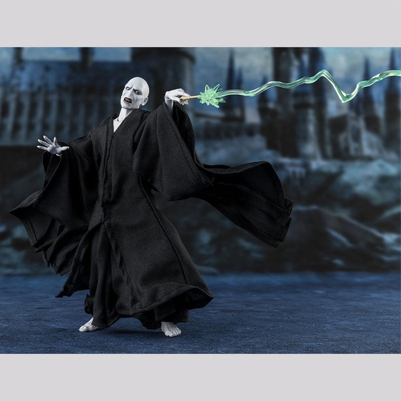Kit Modelo Original Bandai Harry Potter e o Cálice de Fogo SHF Lord Voldemort Anime Action Figure Coleção Brinquedos de Modelo Acabados