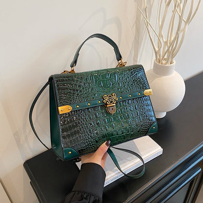 Luxury Purple Handbag Classic Women Bag 2025 New Designer Shoulder Bag High Quality Solid Pu Leather Crossbody Small Square Bag