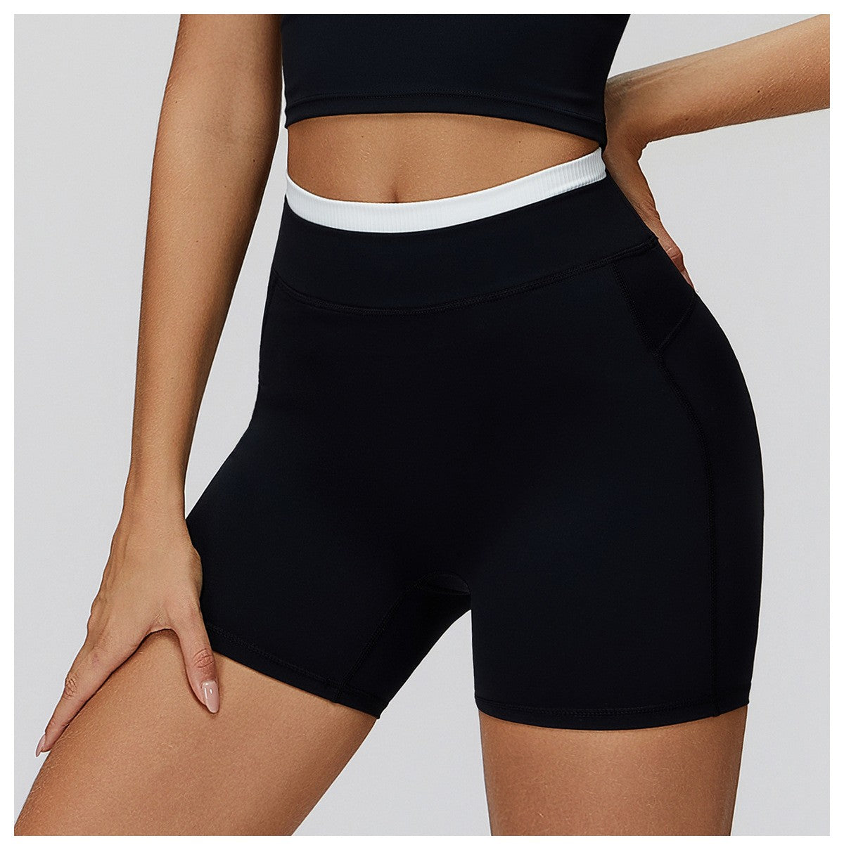 Yoga Shorts Gym Fitness Shorts Sports Cycling Shorts Woman Butt Lifting Workout Short Leggings Female Yoga Training Sportswear
