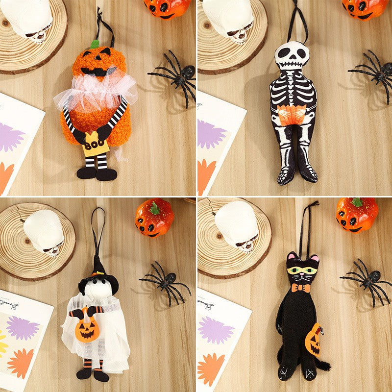 Halloween Hanging Ghosts Pendants Halloween Decorations 2026 Day of The Dead Party Favors Party Black Cat Accessories