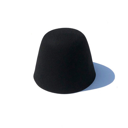 High Quality Wool Fisherman Hat Solid Color Bucket Hats Retro Bell-shaped Basin Cap For Woman Autumn Winter Warm Sun Visors Caps