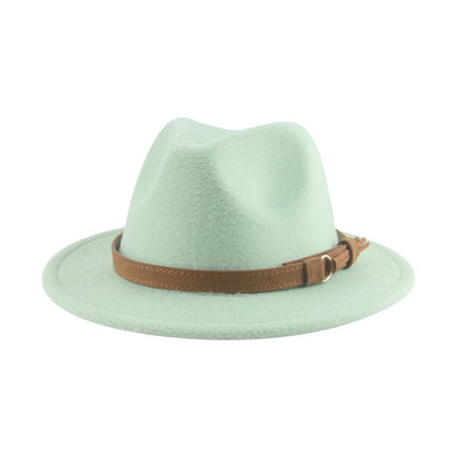 Hats for Women Fedoras Girls Hat Boys Hat Felted Kids Baby Caps Small 52cm 54cm Belt Wedding Cute Kid Fedoras Sombreros De Mujer