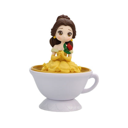 Kit com 3 Bonecas de Ação Criativas Disney Princesas Branca de Neve Ariel Jasmine Cinderela Rapunzel – Presente Para Crianças Meninas