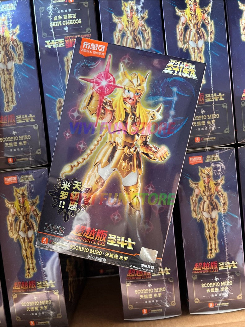 Em estoque Original Saint Seiya CLÁSSICO CLÁSSICO Gold Saint Shiryu Máscara da Morte Shura Ouro Câncer Capricórnio Modelo Montado Brinquedos