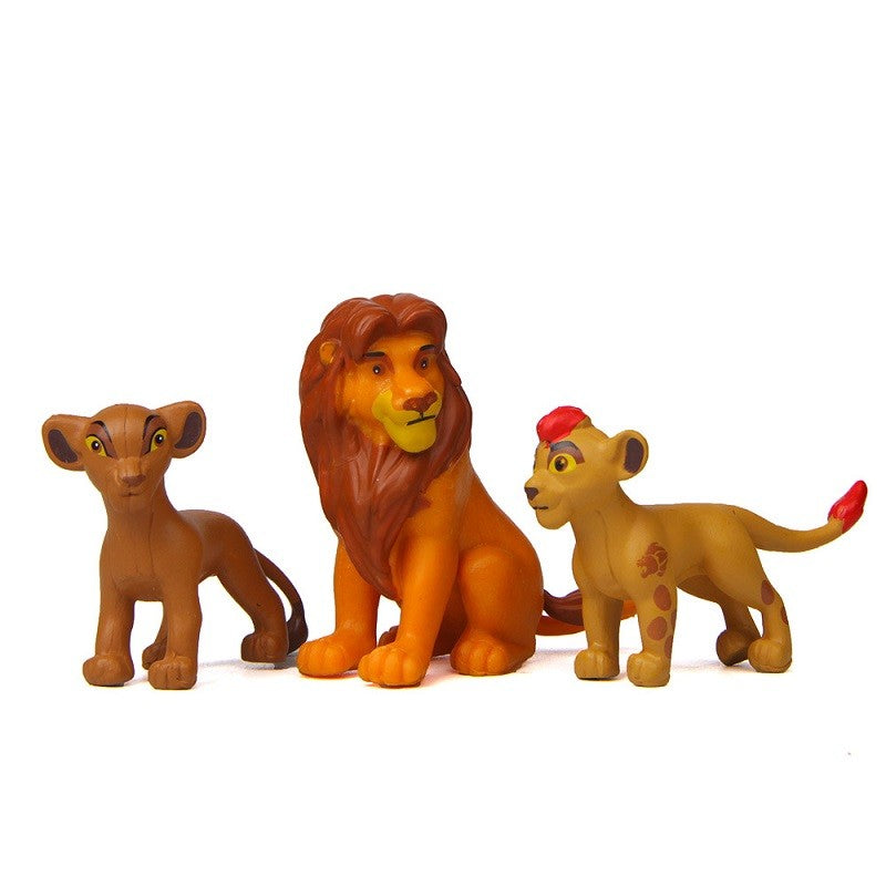 Disney 12Pcs/Set Anime Cartoon The Lion Guard King Kion Simba PVC High Quality Action Figures Bunga Beshte Fuli Ono Figurines