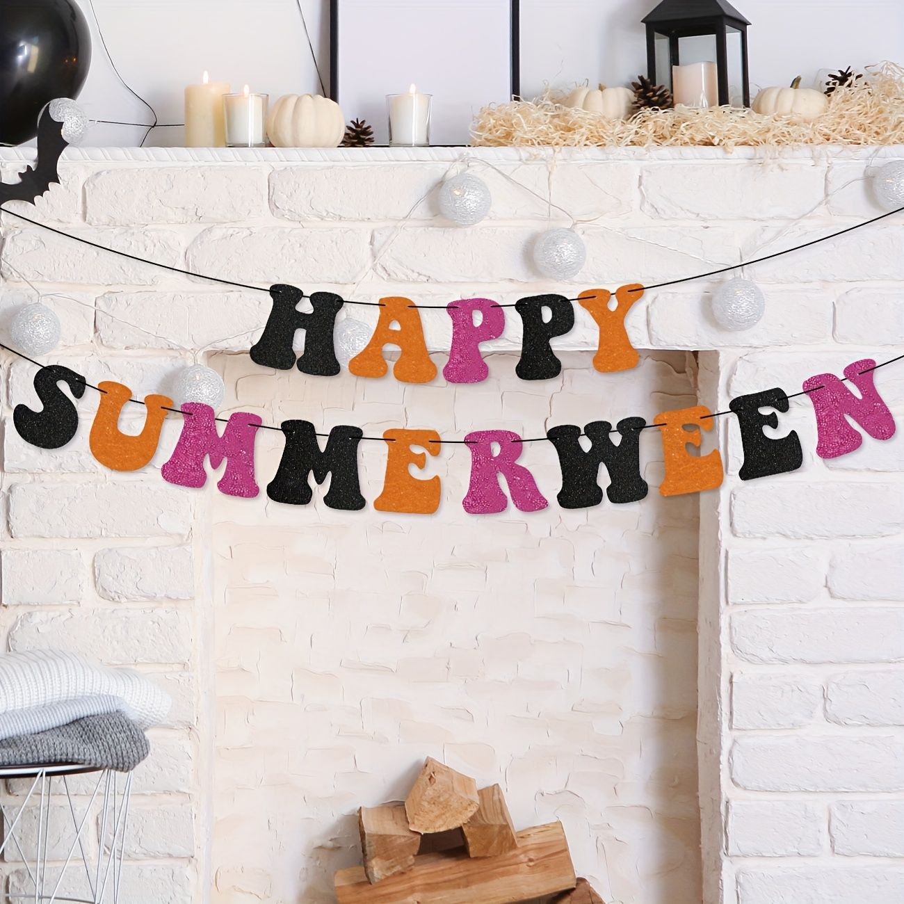 Happy Summerween Banner Summerween Birthday Party Banner Decorations Halloween In Summer Decor Summer Halloween Ghost Birthday