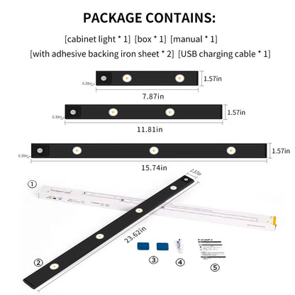 Motion Sensor Light LED Sensor Lamp Wireless Ultra Thin USB LED For Kitchen Cabinet Bedroom Wardrobe Indoor Lighting Night Light