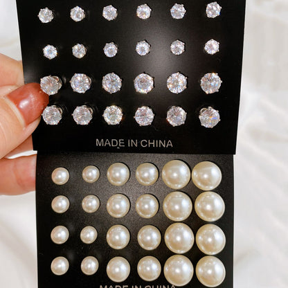 Conjunto de Joias Femininas 104 Peças/Conjunto Colar Brincos Anel Pulseira Brincos Cinco em Um Para Uso Diário de Férias 2024 Novo