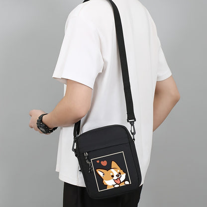 Halloween Bag Men's New Oxford Cloth Crossbody Bag Lightweight 100 100 Stylish Canvas Shoulder Bag Men's Small Bag