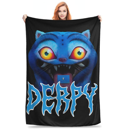 Kpop Demon Hunters Zoey Huntrix Blankets  Plush Vintage Soft Throw Blankets for Bedspread Summer,
