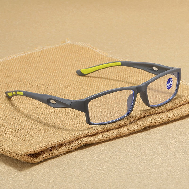 Fashion Reading Glasses Man Sport Non-Slip Anti Blue Light Women Style High Definition Computer Eyeglass+1.0+2.0+3.0+4.0