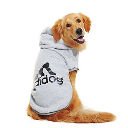 XS-9XL Roupa para Cachorro Adidog para Cães Pequenos Médios Grandes Moletom com Capuz de Algodão Quente Mais Vendido Jaqueta de Duas Pernas para Animais de Estimação
