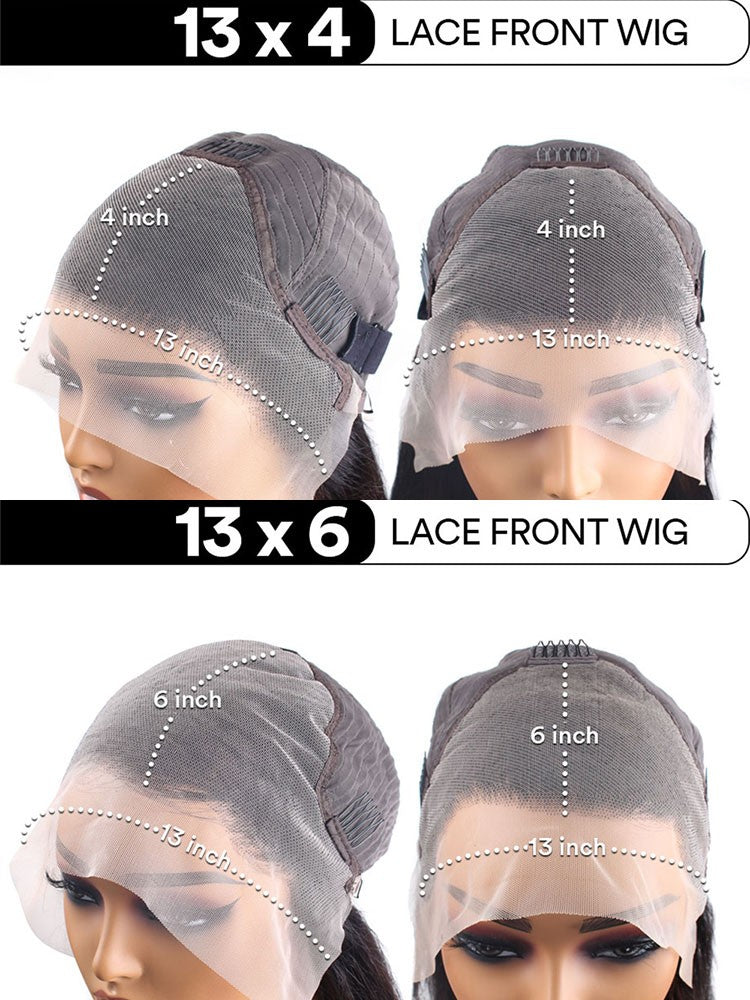 250 Density 13x6 Bone Straight Hd Lace Front Wig 40 Inch 13x4 HD Lace Frontal Human Hair Wigs For Women Brazilian Hair Wigs