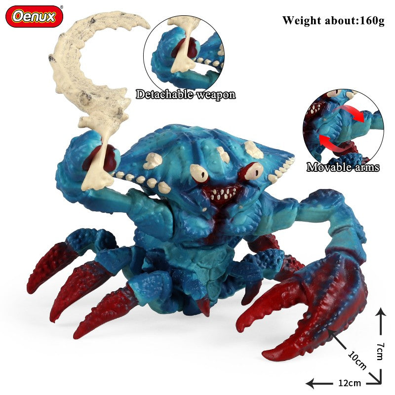 Oenux Simulação Dinossauro Dragão Tartarugas Touro de Fogo Orangotango Golem de Magma Modelo Animal Figuras de Ação Coleção de PVC Brinquedo Infantil Presente