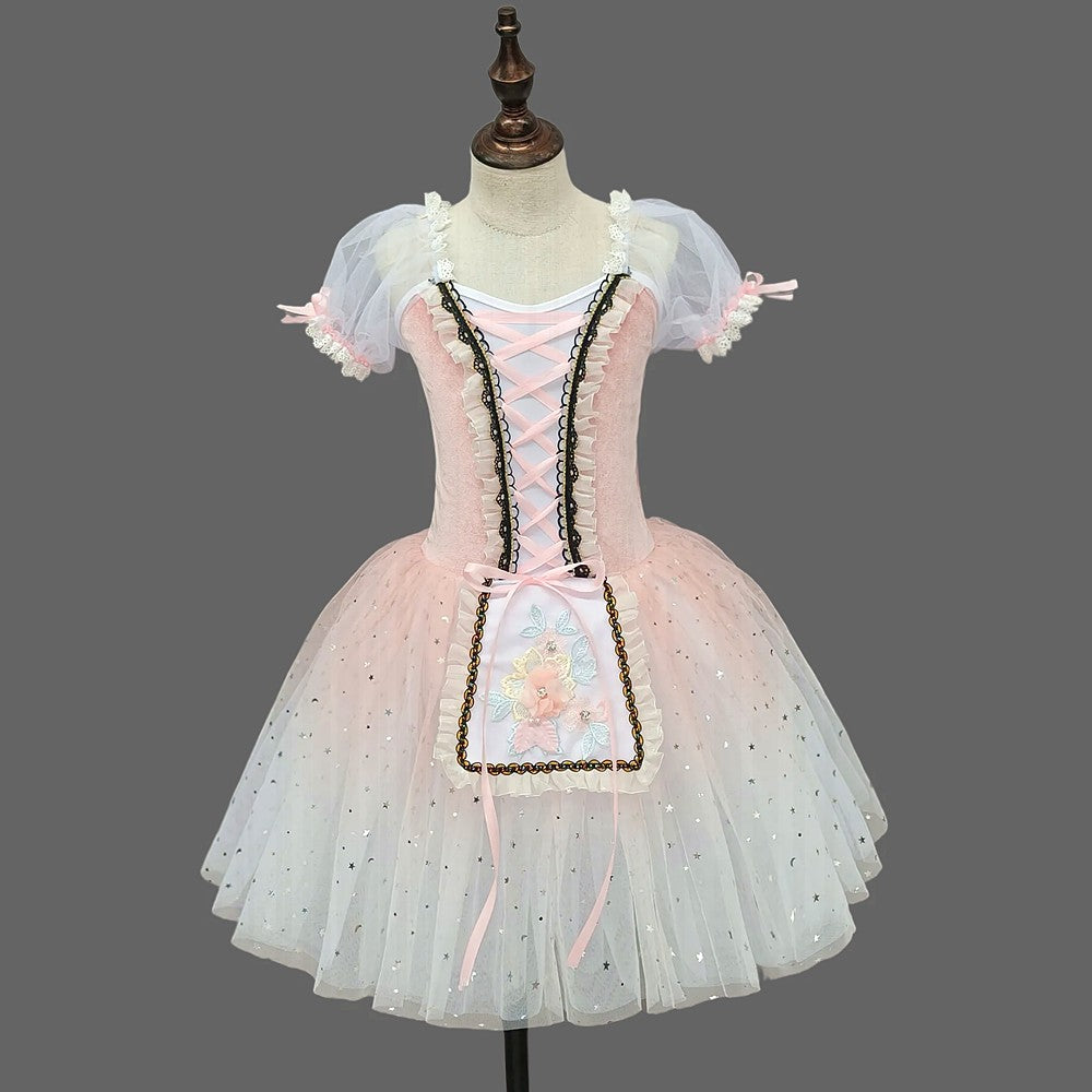 Children's ballet skirt, girls' dance skirt, campus dance program, ballet dancer costume, stage collective performance costume