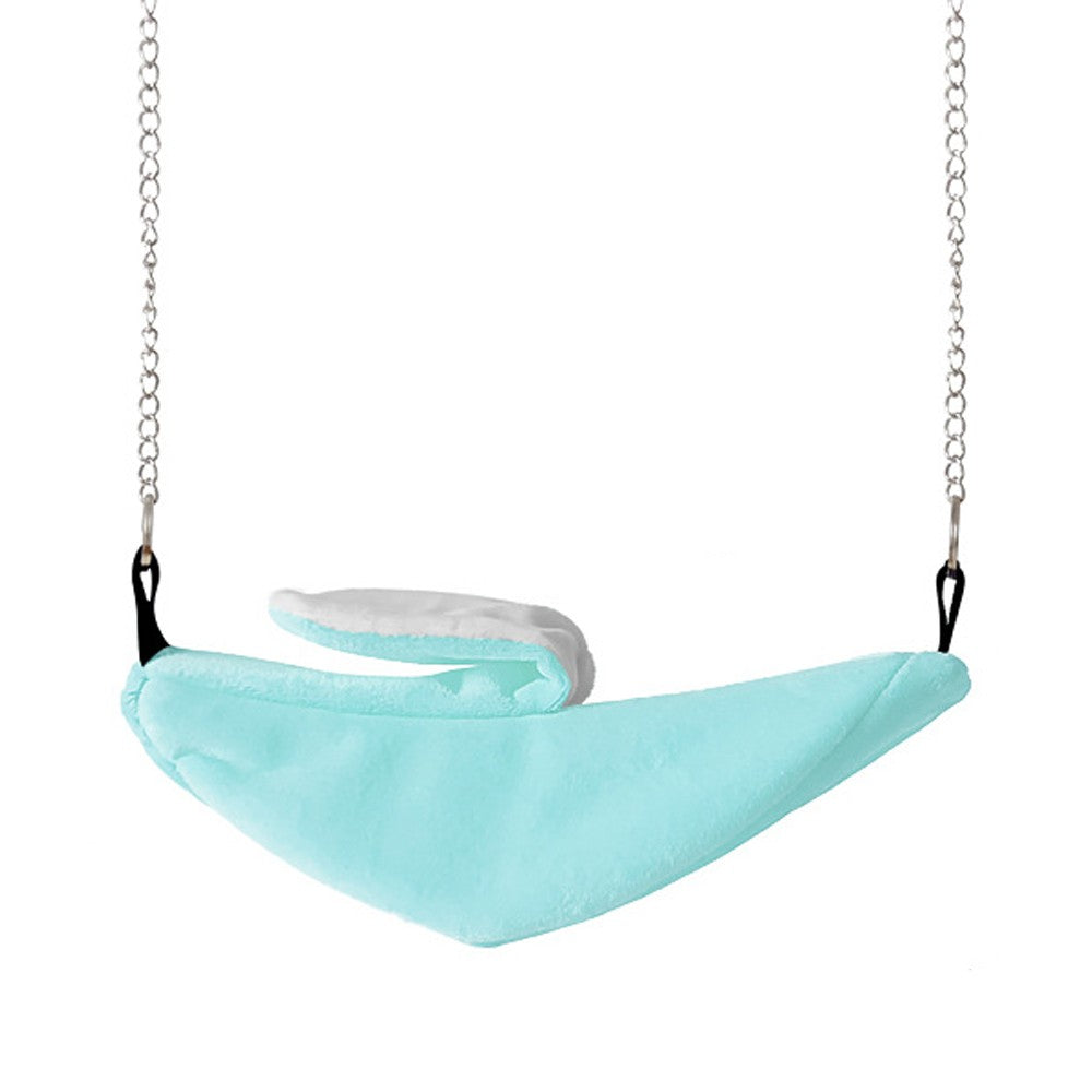 1PC Cama Quente de Inverno em Forma de Banana para Papagaio Ninho de Pássaro Cama de Rede para Papagaio Brinquedo para Pássaro de Estimação Hamster Gaiola de Pendurar Saco de Dormir