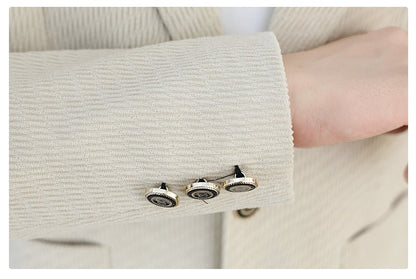 Blazer's New Men's Fashion Outdoor Travel Camping Youth Wedding Hosting Campus Slimming Casual Solid Color Korean Version Blazer