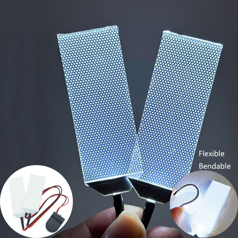 Flexible Bendable DIY LED Light Eyes Kits for Iron Man Halloween Helmet Mask Eye Light Cosplay Accessories Can Cropped Props