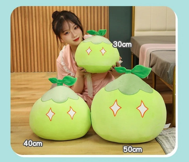 Genshin Slime Plush Throw Pillow Cute Genshin Impact Stuffed Cushio Sofa Decorative Throw Pillow Sleeping Back Cushion Decor