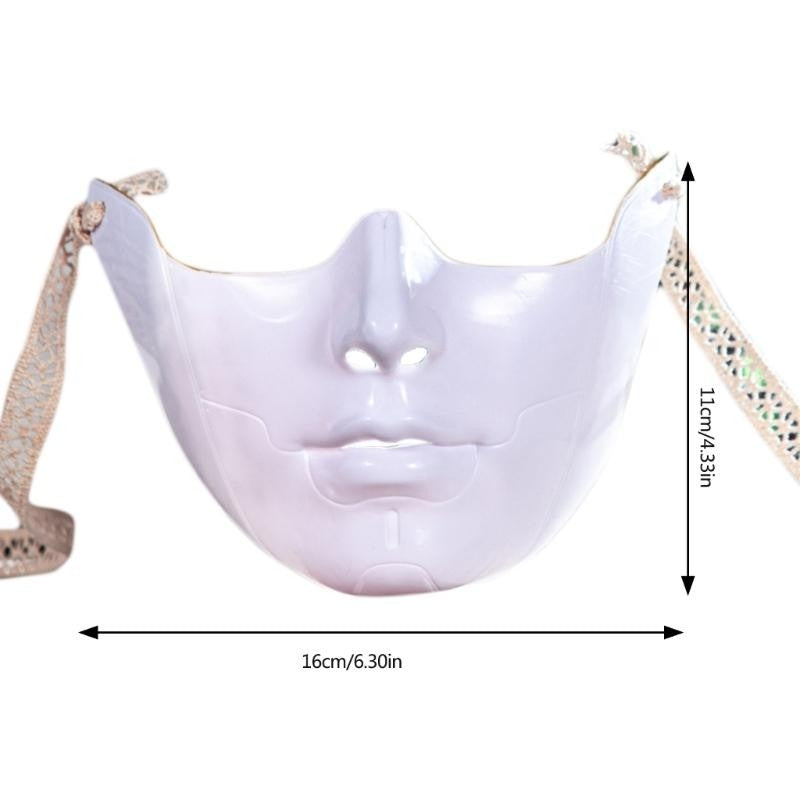 Masquerade Half Face Mask for Women Men Carnivals, Halloween Eyemask Eye Cover Mouth Cover Masquerade Costume Accsessory
