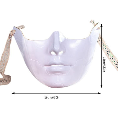 Masquerade Half Face Mask for Women Men Carnivals, Halloween Eyemask Eye Cover Mouth Cover Masquerade Costume Accsessory