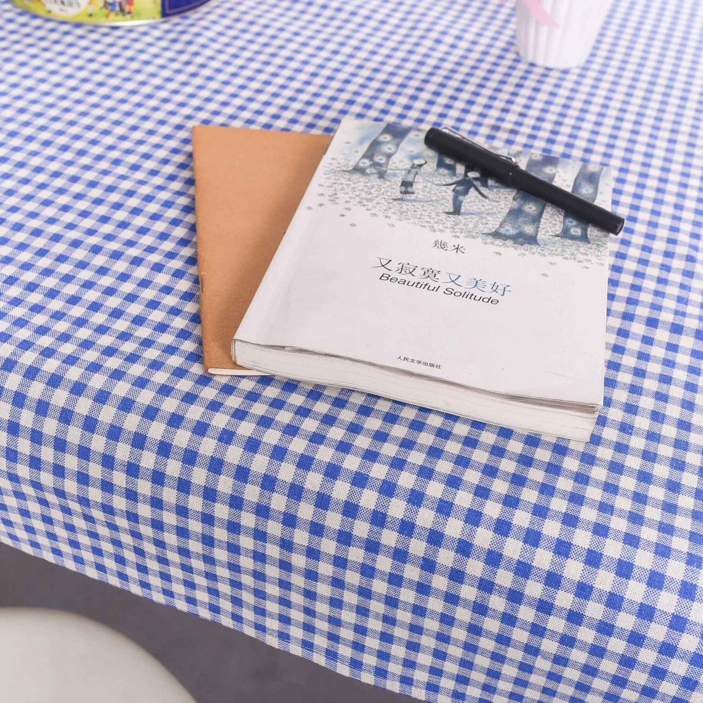 Table Cloth for Home Linen Cotton Plaid Stripe Dining Tablecloth Kitchen Decorative Rectangular Coffee Cuisine Party Table Cover