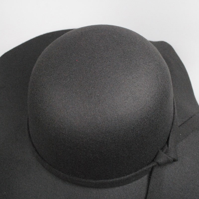 Fashion Winter Fedora Hats for Women Hat Vintage Bowler Jazz Top Cap Felt Wide Brim Floppy Sun Beach Cashmere Church Caps