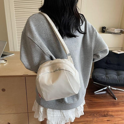 Large Capacity Shoulder Crossbody Bag For Women Lightweight Waterproof Canvas Bags Fashion Shell Bags