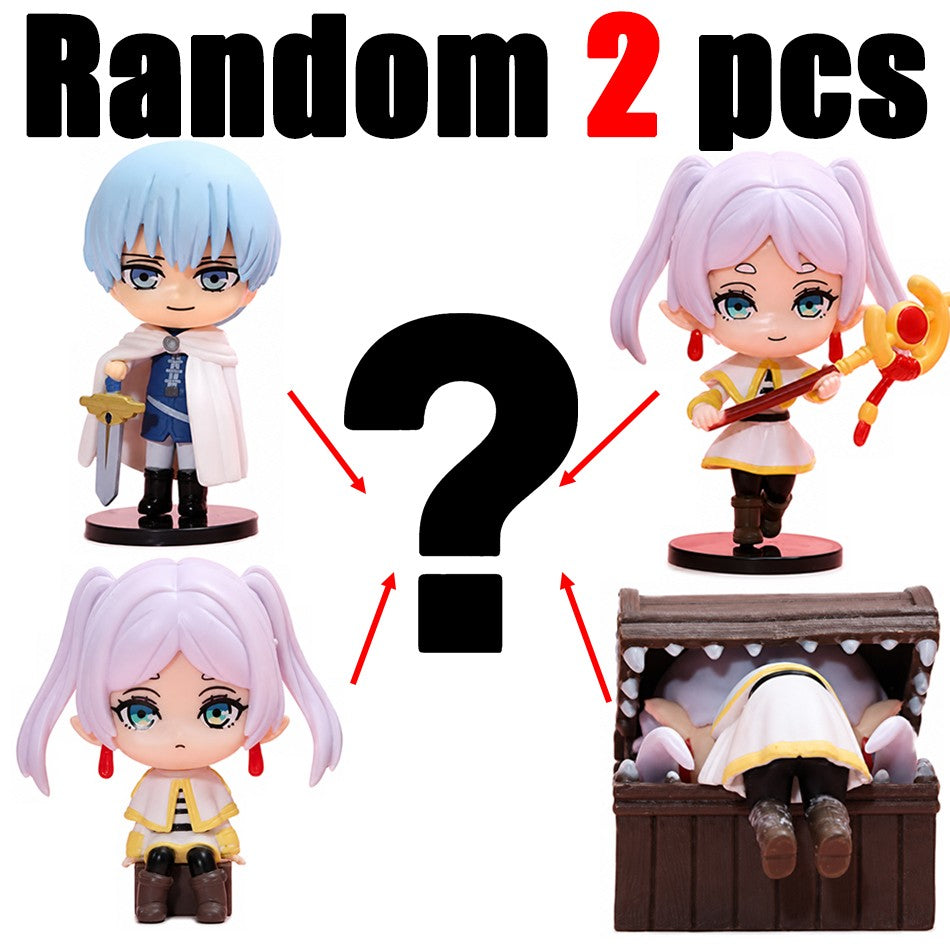 New Frieren: Beyond Journey's End 7.5cm Anime Figures Frieren Himmel Action Figure Cute Anime Figure Ornaments Collection