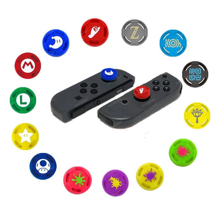 4pcs Silicone Analog Joystick Grips for Nintend Switch JoyCon Controller Thumb Sticks Cap Skin for Switch Lite Cover Accessories
